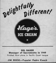 1949 Hage's Ice Cream